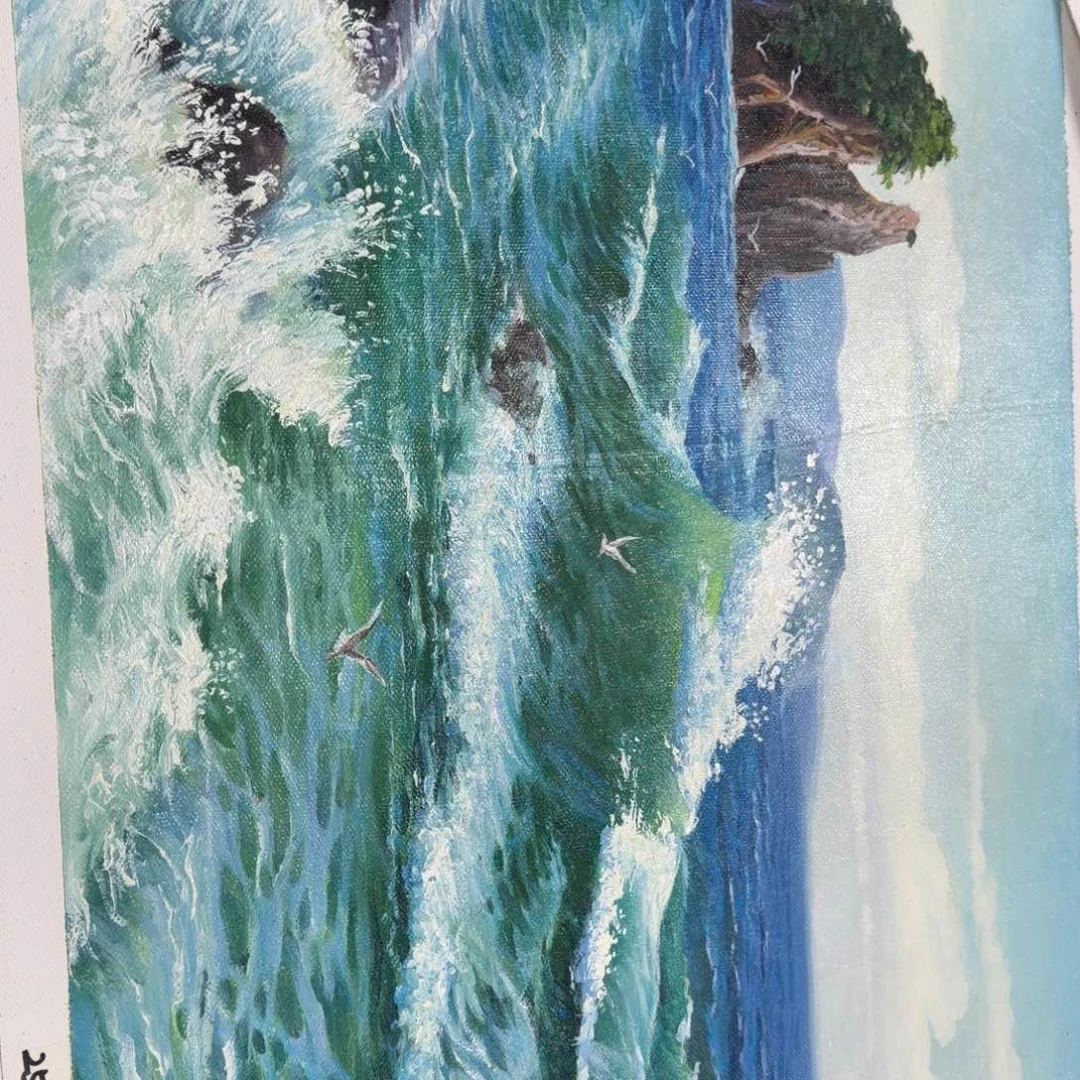 油画在干嘛啊我的天我