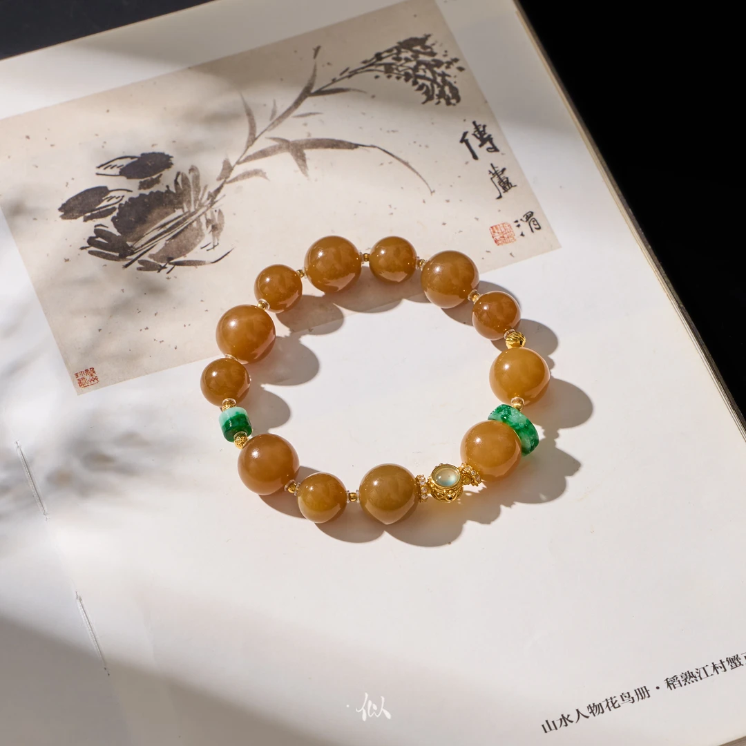 【蜜棠】·似梓珠宝· 18K糖料手串  多样性发一 XYGD287207-C