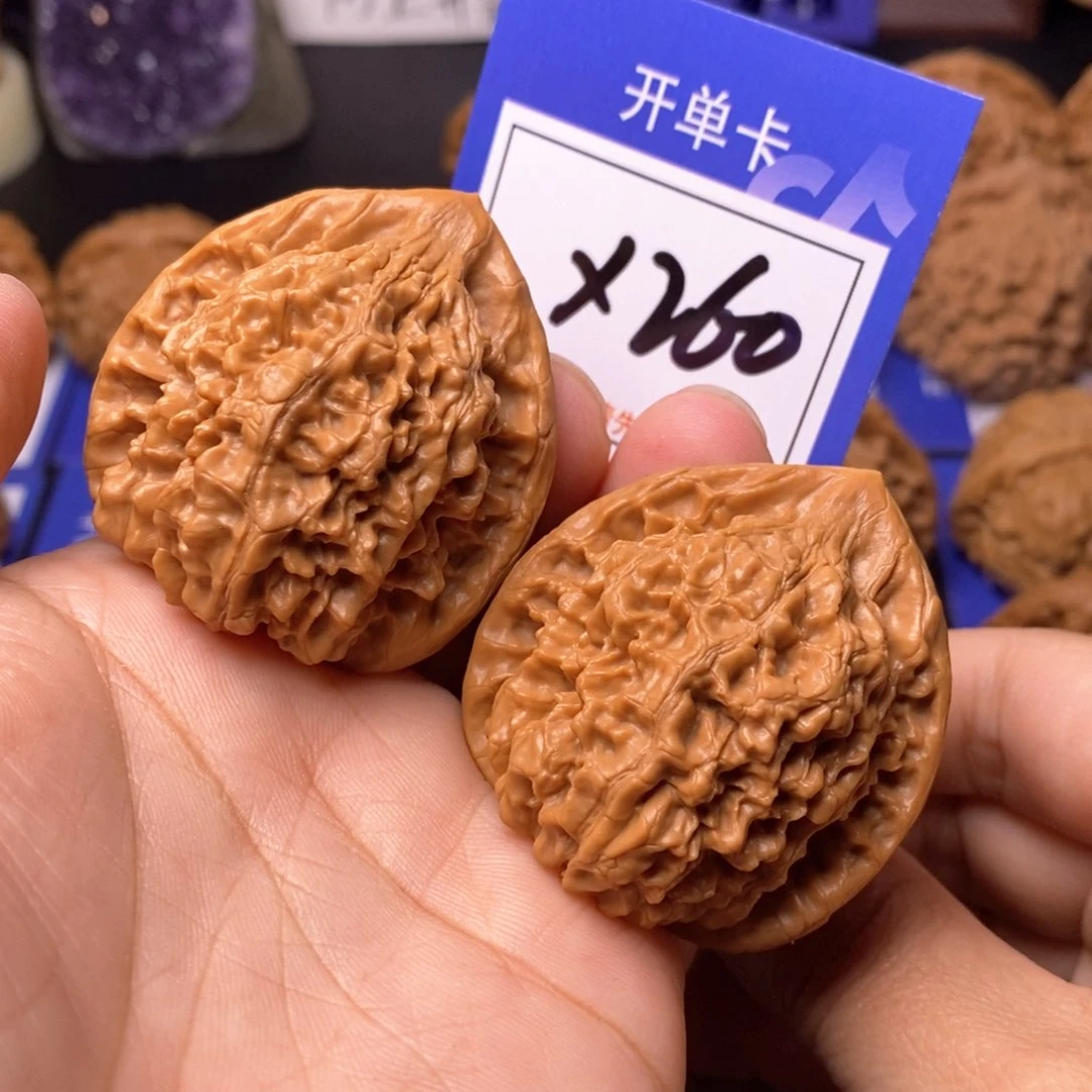 文玩核桃把件费**~43官帽x260