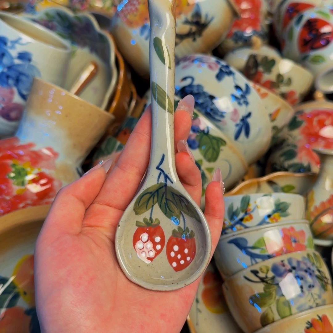 瓷片景德镇陶瓷手工手绘