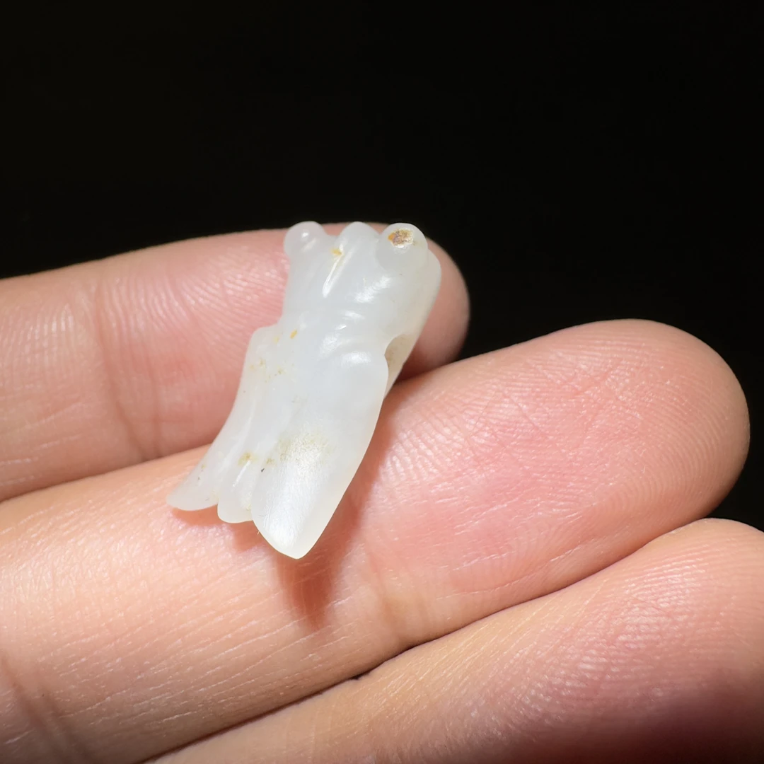 古玉蝉 和田玉挂件