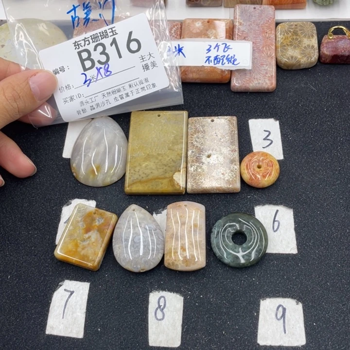 硅化珊瑚（珊瑚玉）颈饰合金古*门