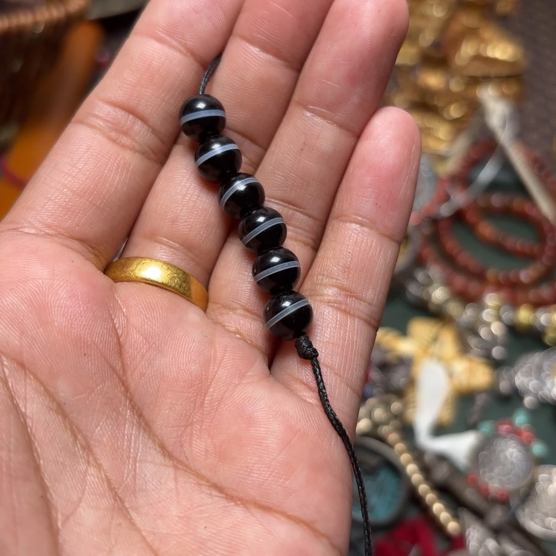 云**方铜星月菩提吊坠项链