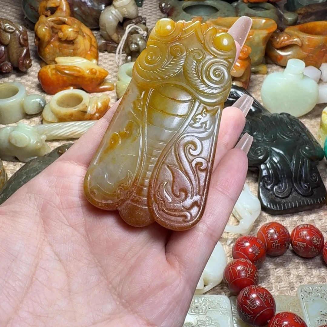 白玉菩提吊坠挂件