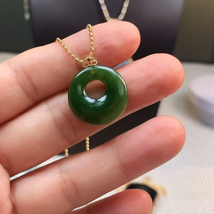 和田玉（碧玉）未镶嵌颈饰