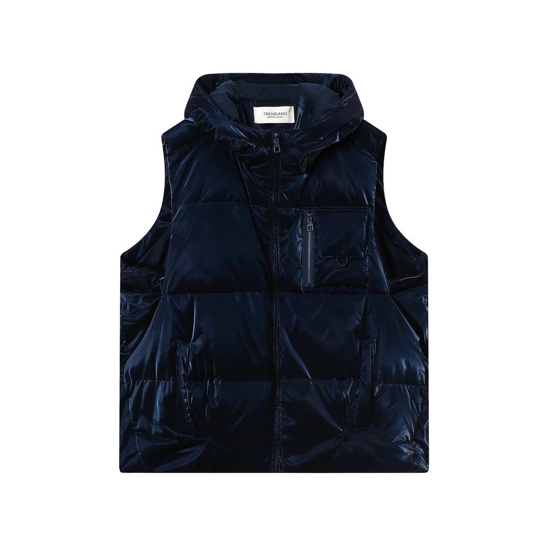 【TR】180-3331180外套 冬款砍肩连帽插袋经典上衣 男女同款