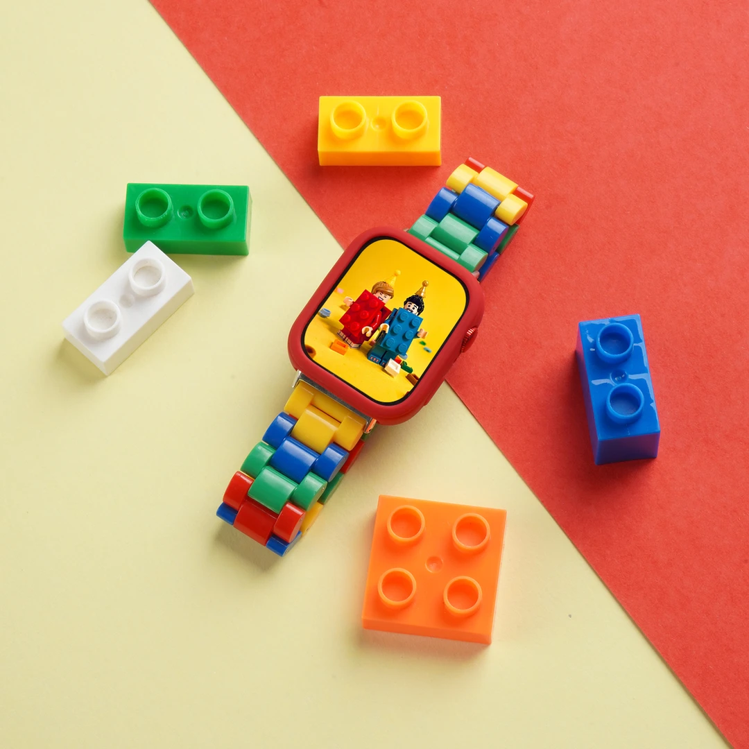 适用华为watchfit4手表fit3乐高积木fit4pro智能运动新款手环腕带