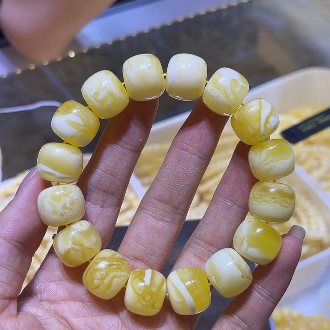 A***A手链琥珀未镶嵌蜜蜡手串