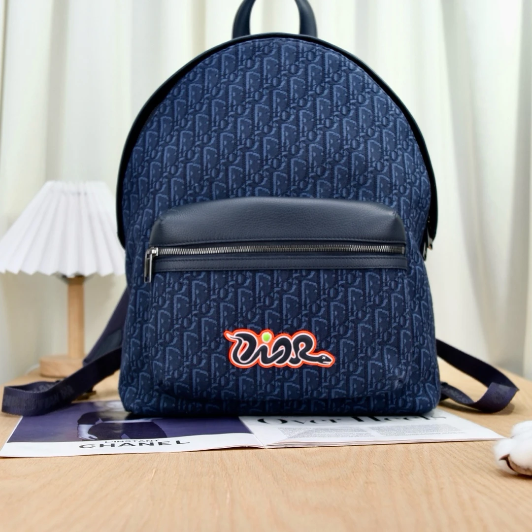 99新 DIOR/迪奥 8495 迪奥KADS联名 蓝色夹克外套