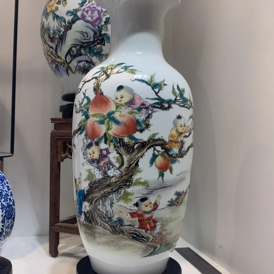 摆件景德镇陶瓷花瓶摆件