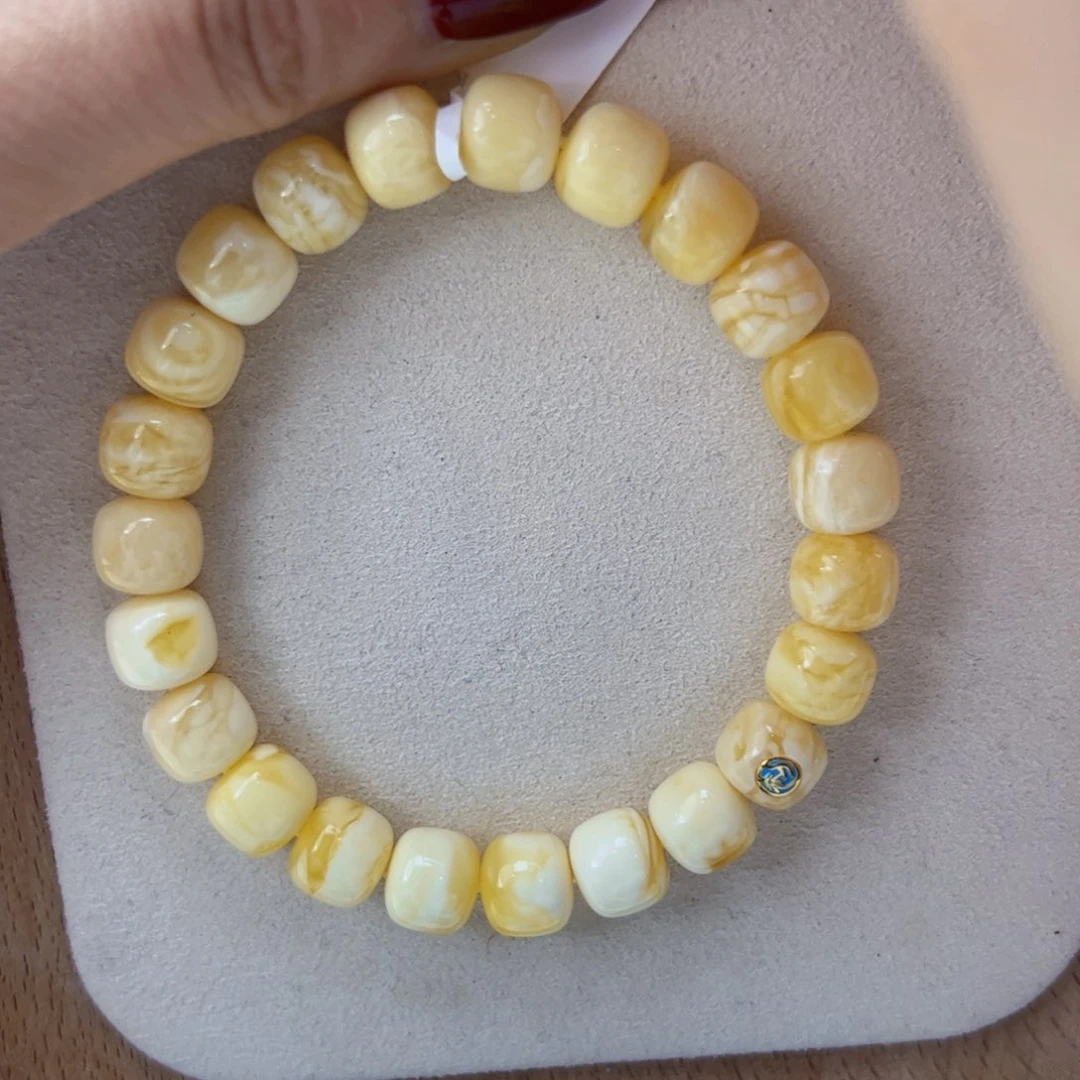 琥珀手链未镶嵌*️***11.3克