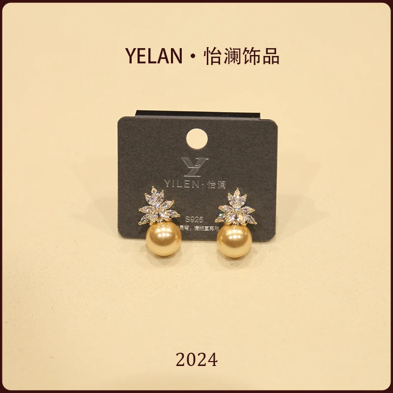 合金耳饰 【YILEN 怡澜】百搭设计师耳钉~2024
