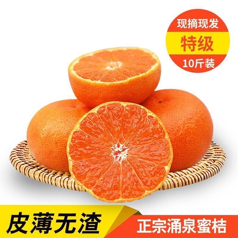 《小金专属》浙江正宗当季新鲜临海涌泉蜜桔鲜甜无核无渣水果