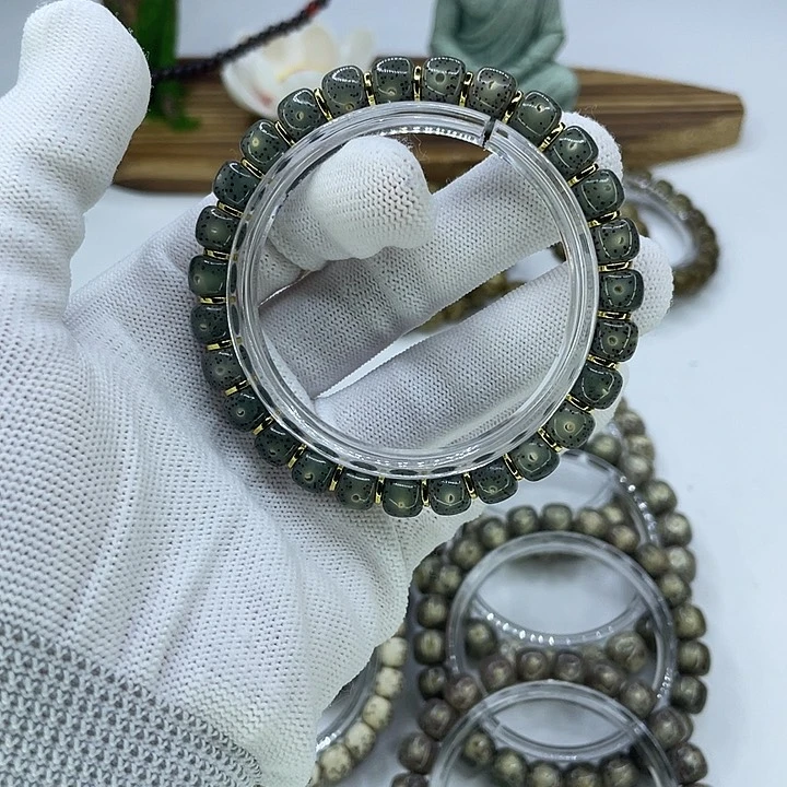 习****星月菩提吊坠V满绿夹片8