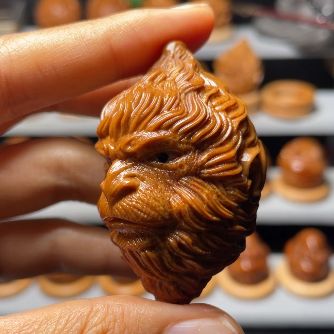 橄榄核吊坠大圣单籽3.2