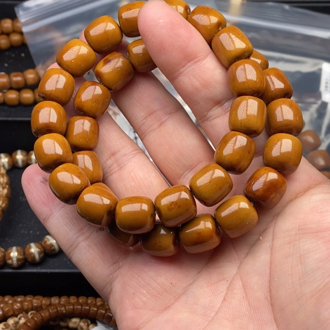 紫金鼠手串12.9mm天花板纯手工