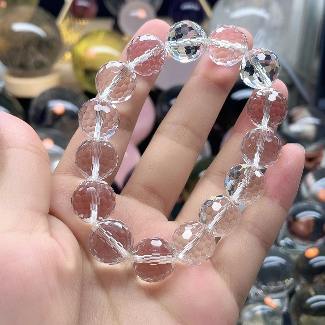 未镶嵌珠宝半成品水晶白水晶手链14
