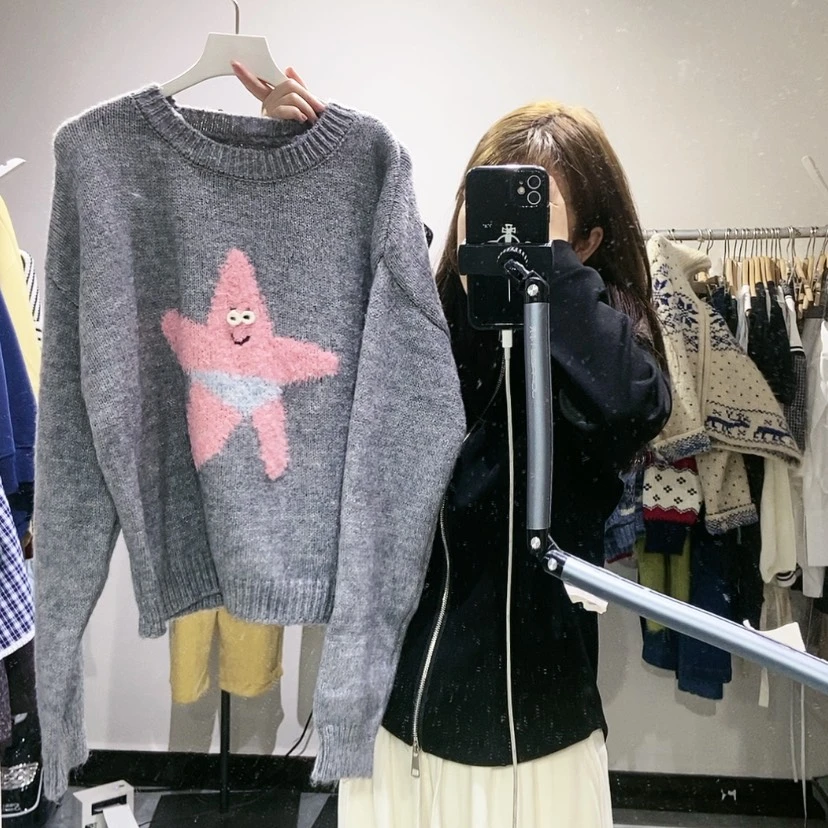 【闪购商品】灰色套头
