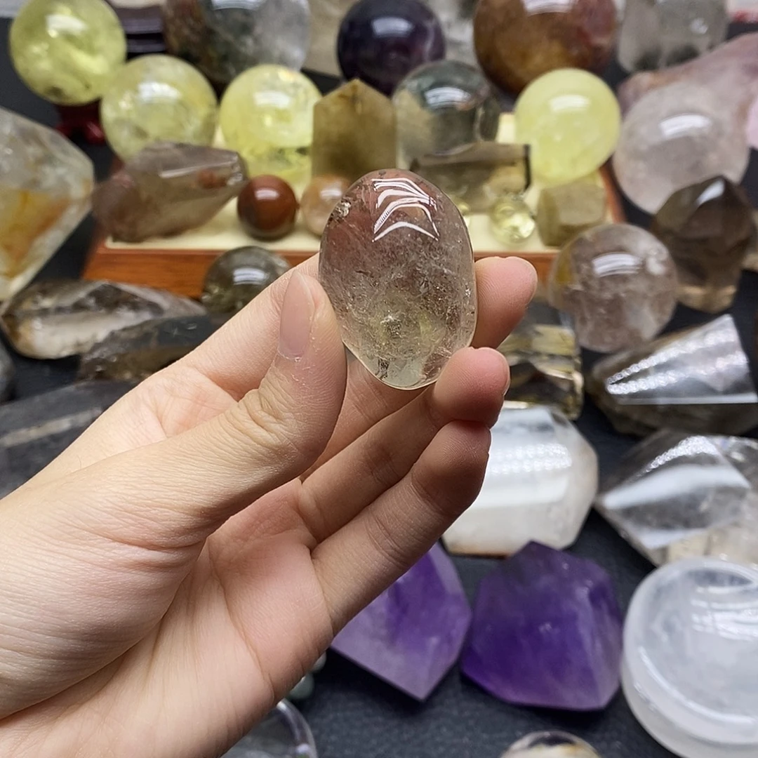 未镶嵌水晶珠宝半成品87水晶石