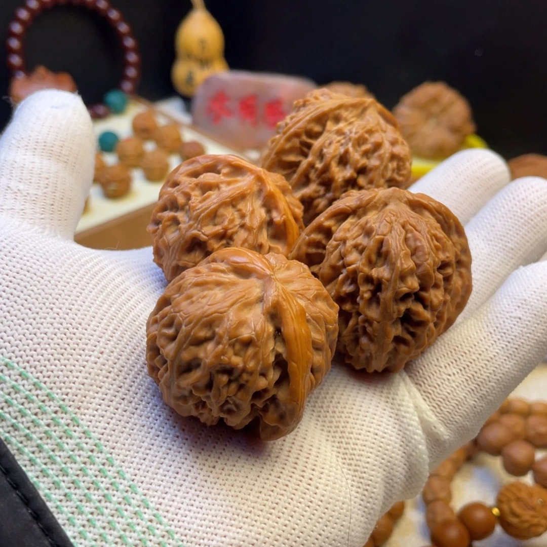 吊坠文玩核桃宫灯四座3