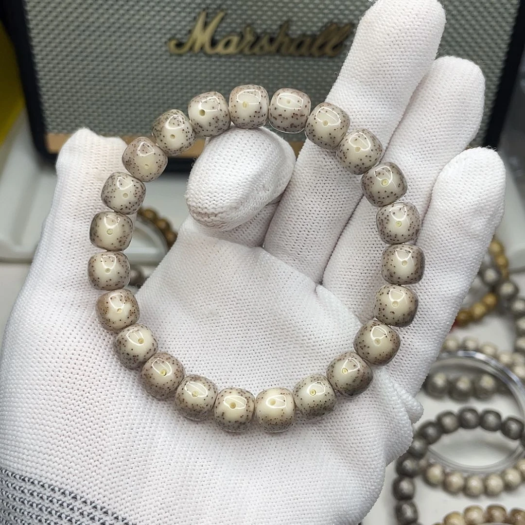 星月菩提手串10mm 灰冰大眼