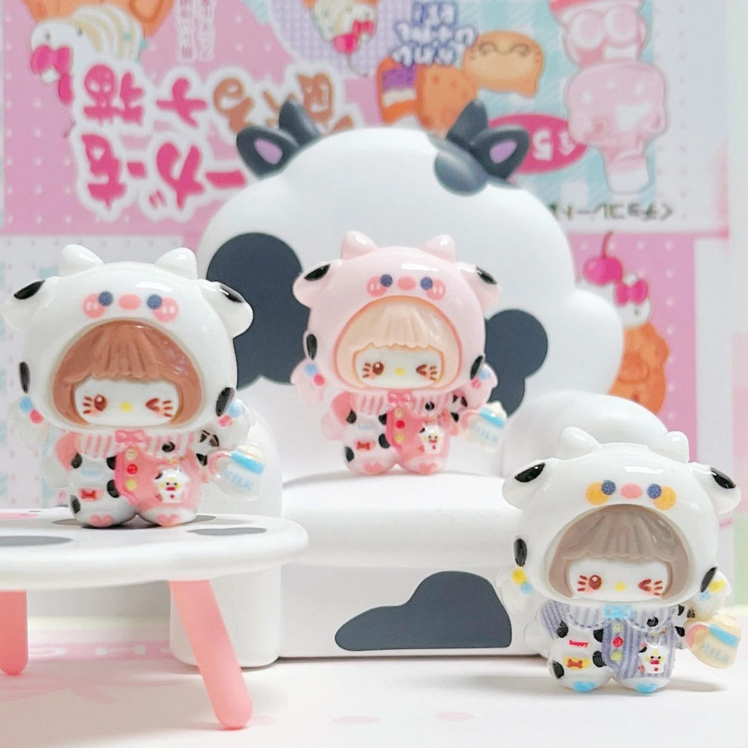 【萌星专属定制】高货可爱奶牛KT卡通创意树脂饰品奶油胶