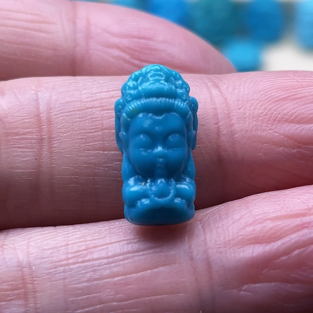 绿松石未镶嵌珠宝奇石卡7-15-6