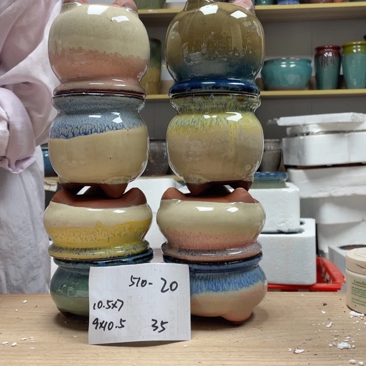 紫砂花盆多肉花盆微瑕20