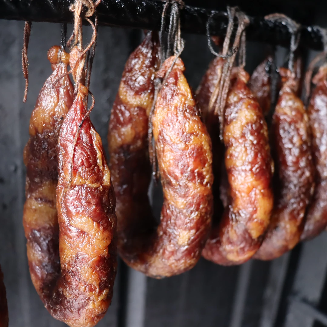 正宗柴火烟熏腊香肠肉肠肥瘦相间腊香肠腊肠腊货腊味烟熏腊肠
