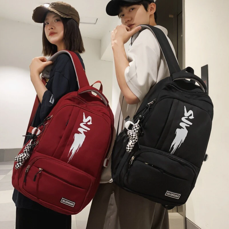 LOVELVLV书包初中生女大容量韩版百搭双肩包日系学院风高中大学生