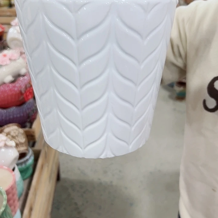 有孔.凑满10元发货多肉陶瓷花盆！