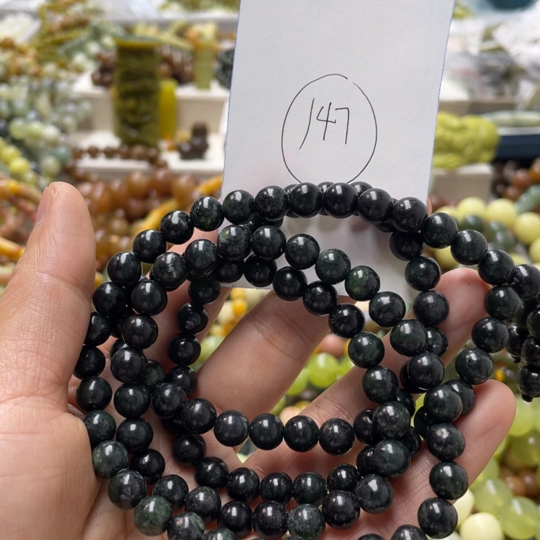 蛇纹石玉手链未镶嵌