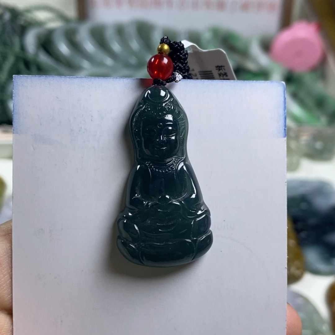 翡翠未镶嵌颈饰1-9翡翠A货挂件