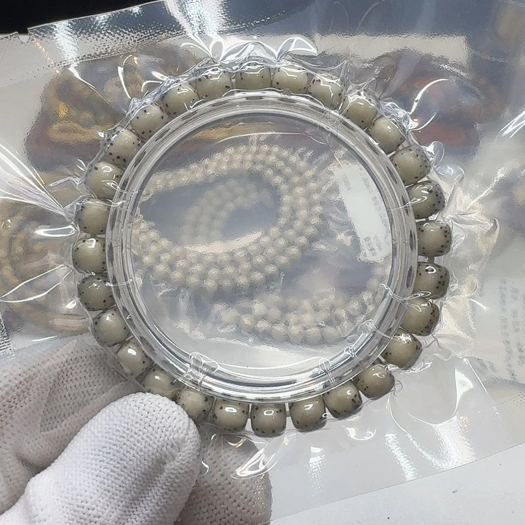 吊坠星月菩提217梵天糯冰石玉河豚8桶单圈