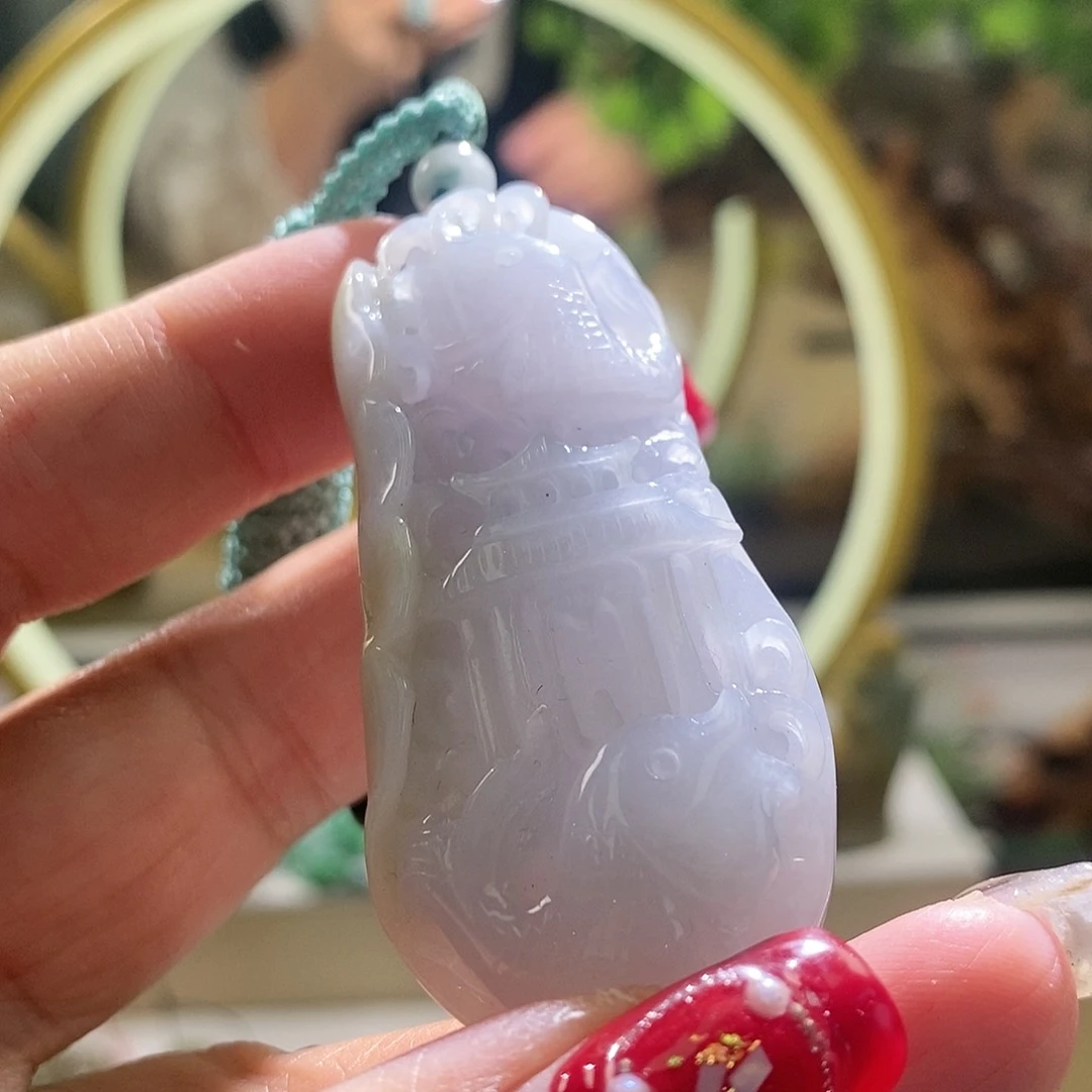 【闪购商品】翡翠颈饰未镶嵌鱼