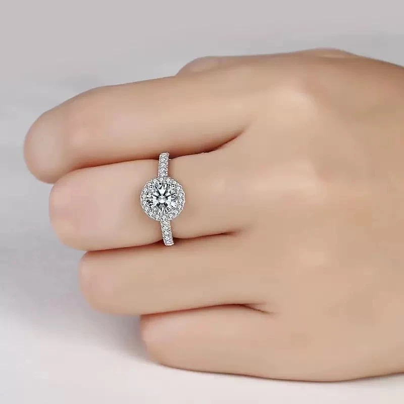 【中非严选】0.5CT公主圆包女戒