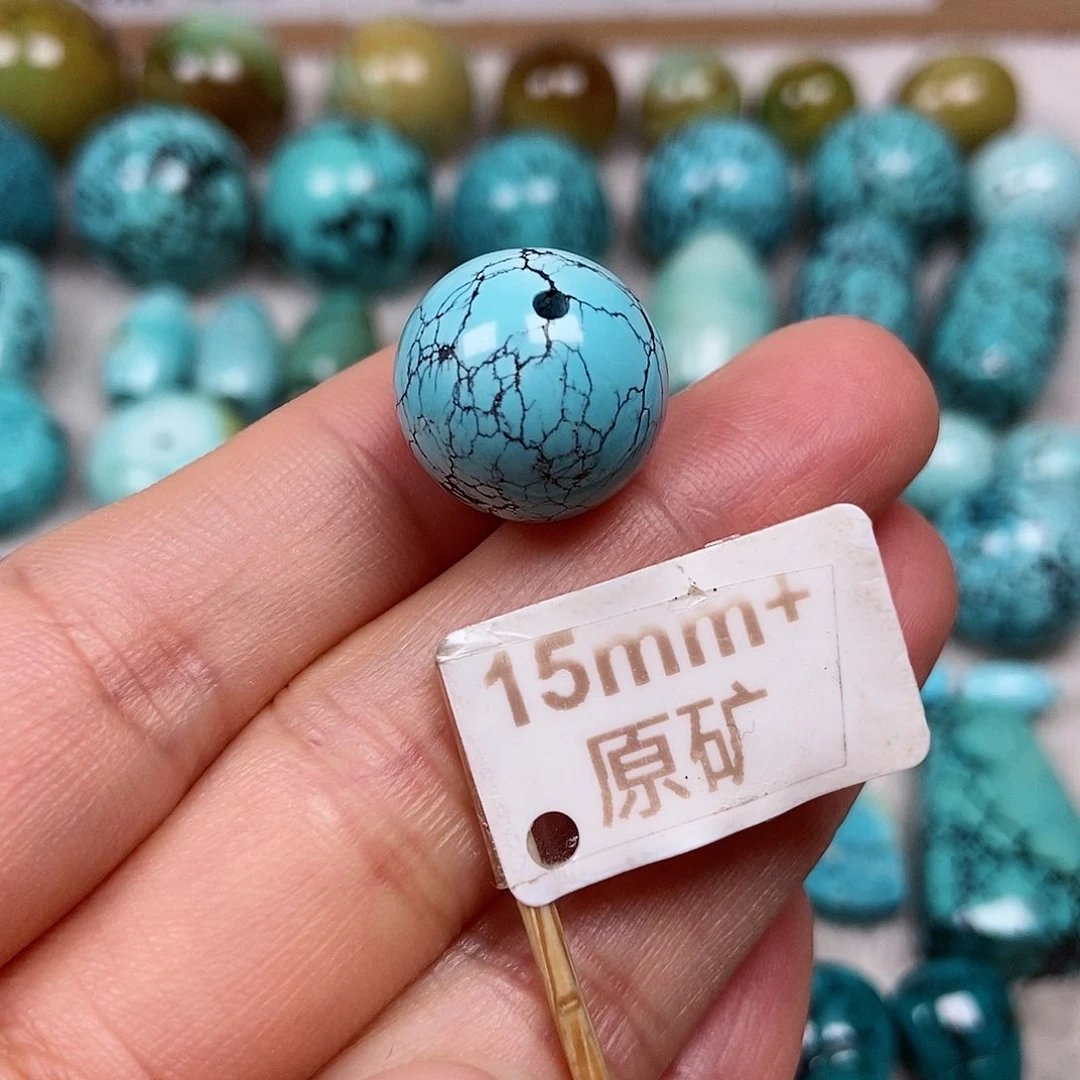 未镶嵌绿松石珠宝半成品