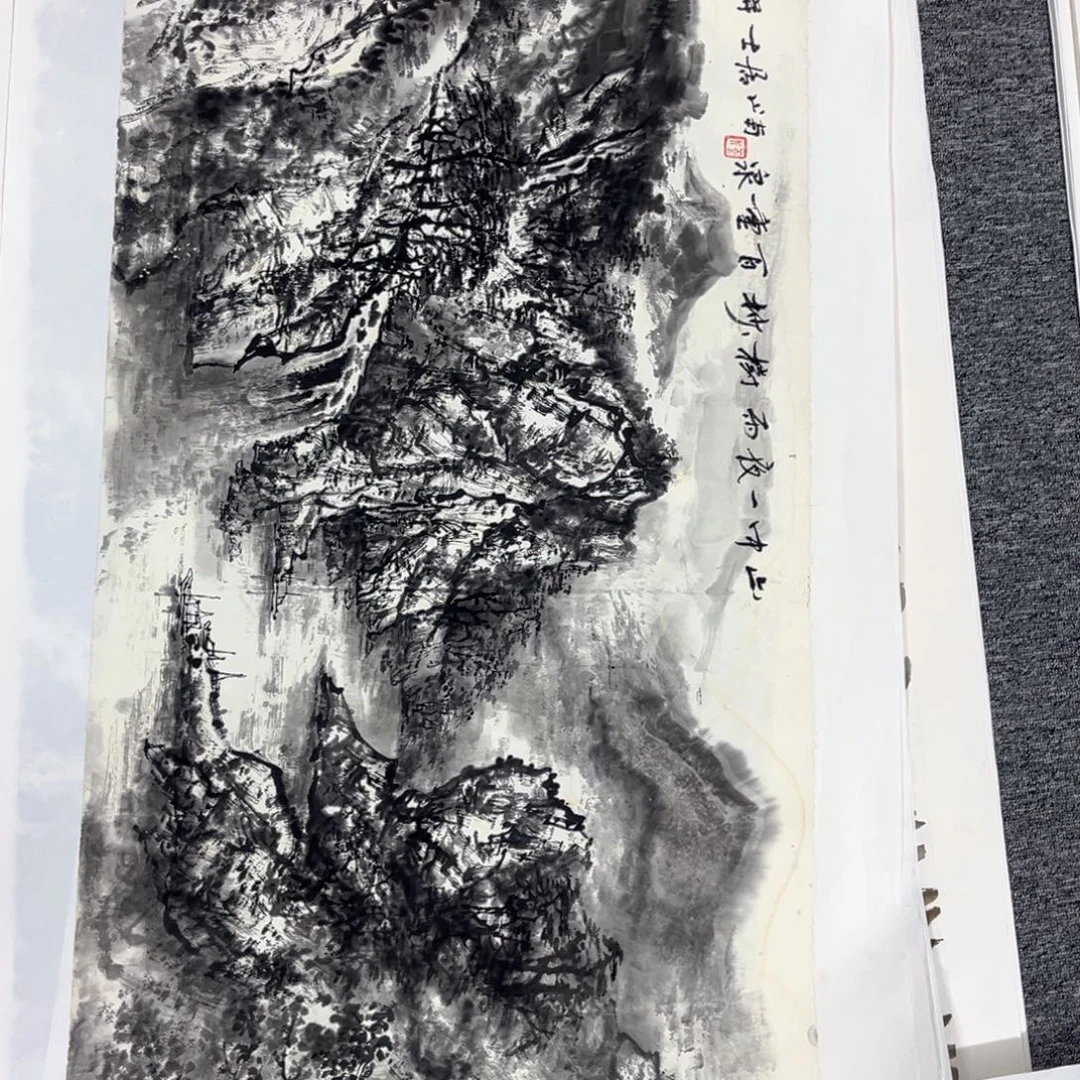 国画绘画作品多次参加