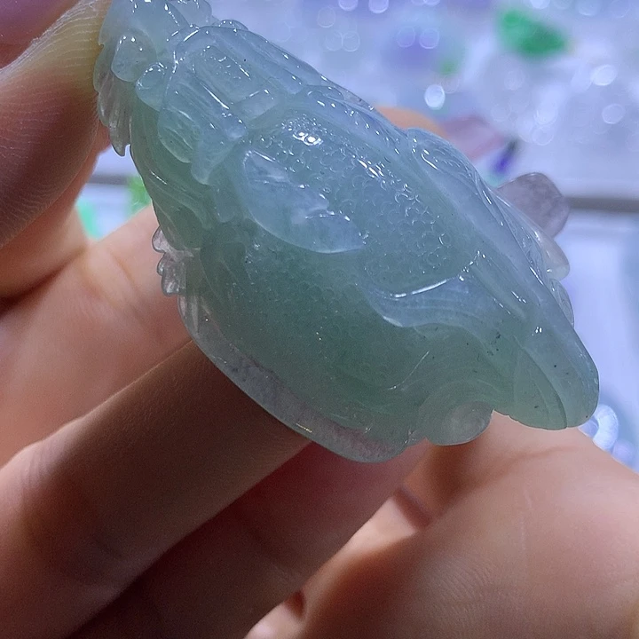 翡翠未镶嵌颈饰天然翡翠A货吊坠