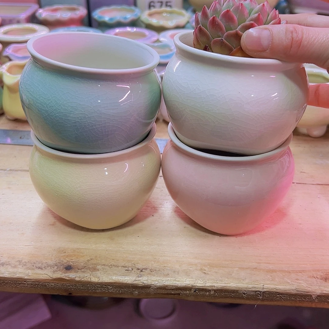 陶瓷花盆当场凑满12包邮