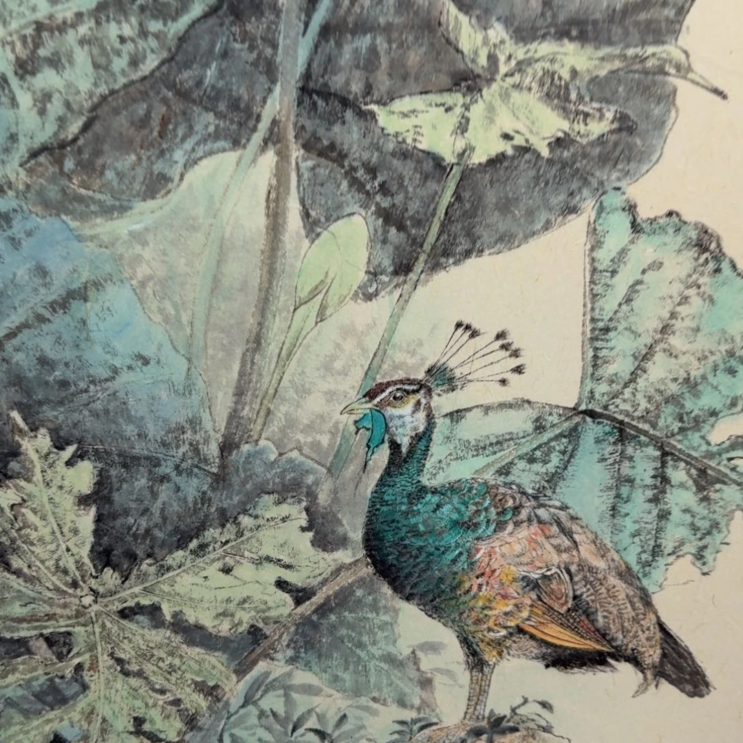 国画国画作品山水花鸟