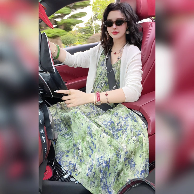 【Linda姐高端线】夏季新款时尚气质爆款吊带连衣裙子AS5LYH2782