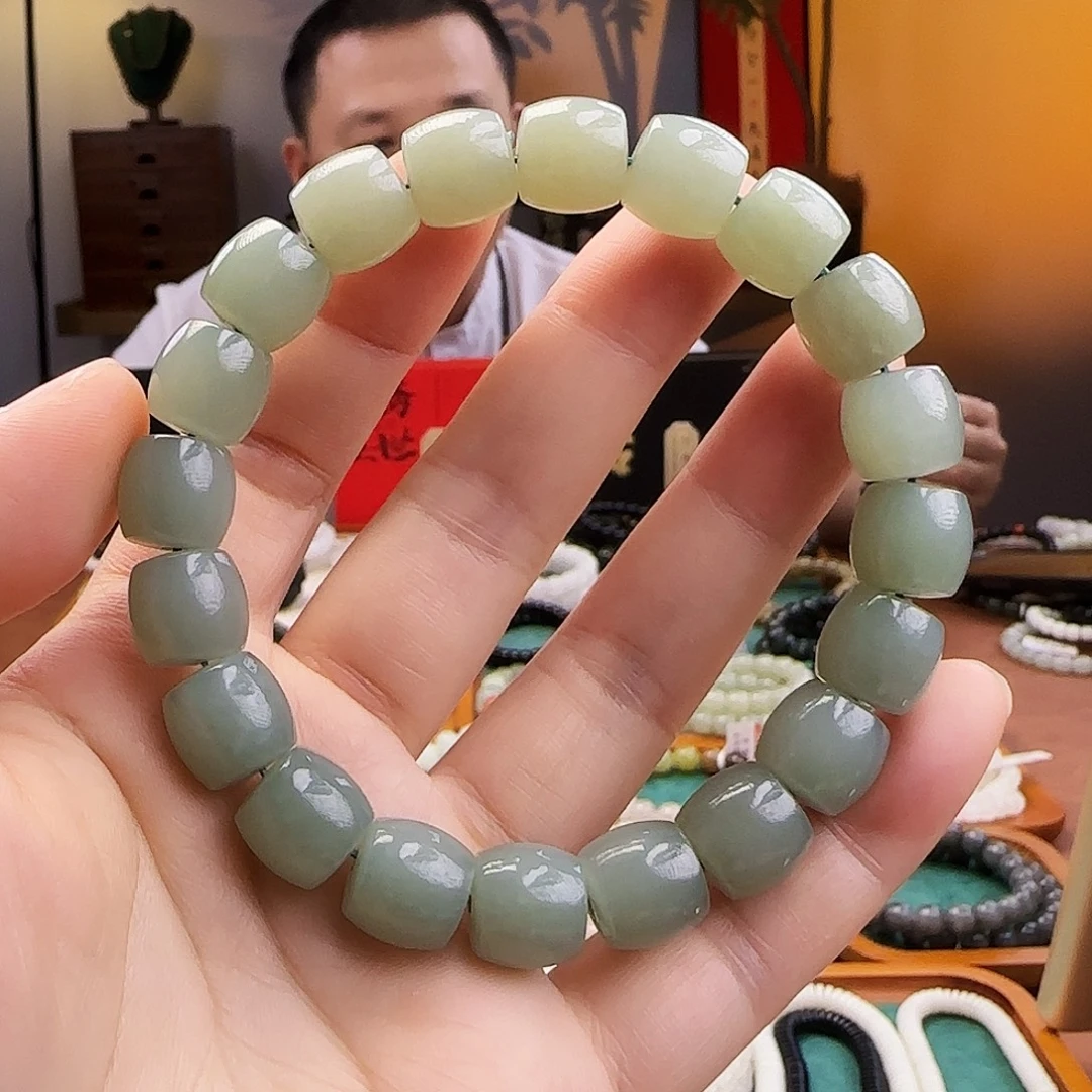 和田玉未镶嵌手链