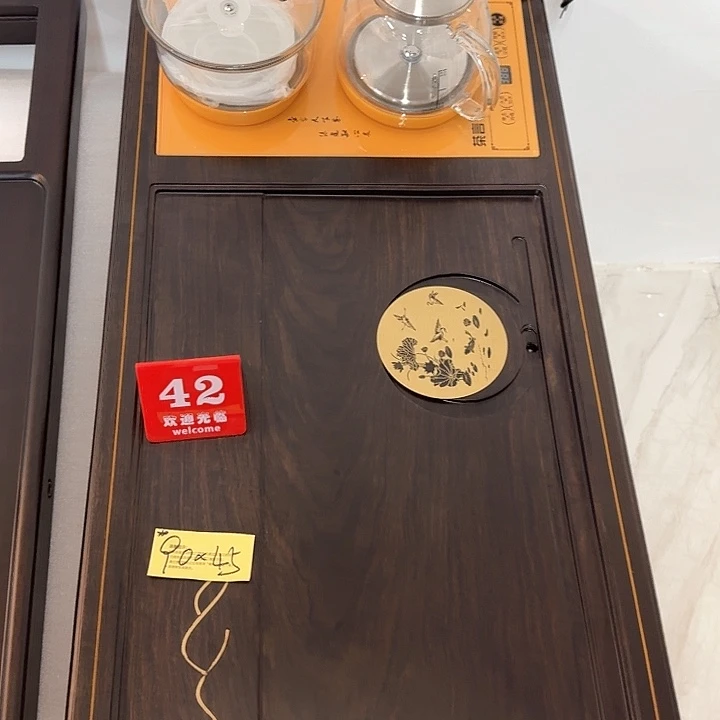 x****2黑檀木实物茶盘家具