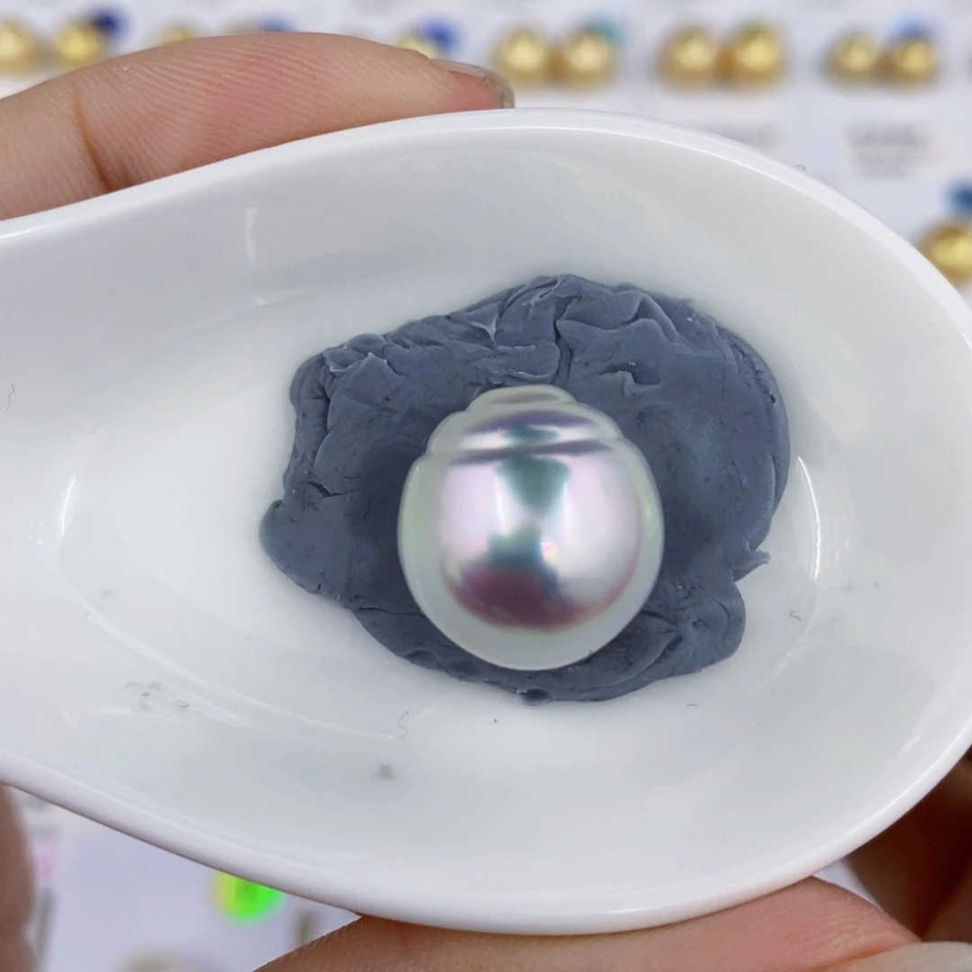 海水珍珠未镶嵌颈饰14-15mm澳白234