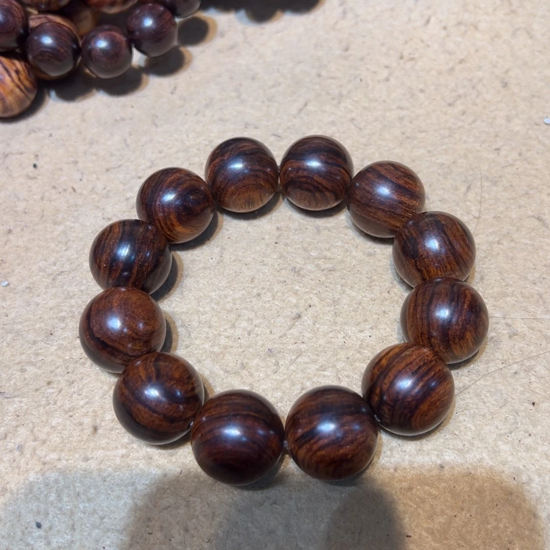 手串/手链黄花梨/降香黄檀2.0越黄老油梨大黑线