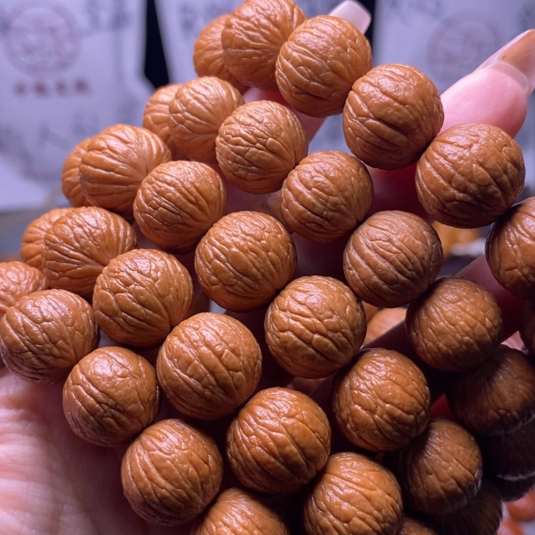 猴头核桃手串凤羽