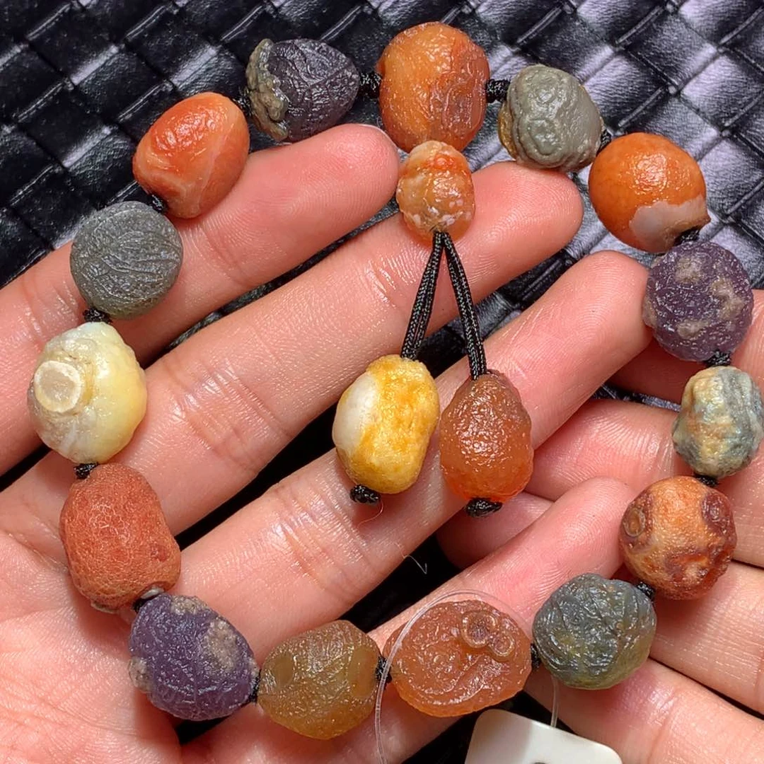 未镶嵌玛瑙/玉髓珠宝半成品