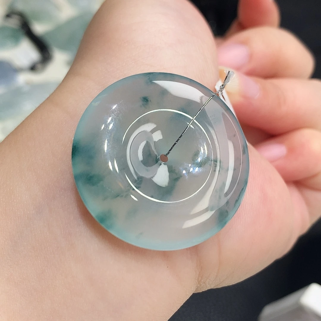 翡翠未镶嵌颈饰翡翠96，34.8/6