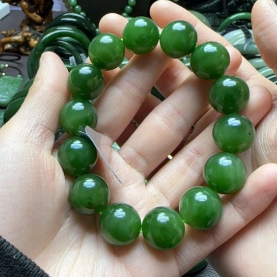 和田玉（碧玉）手串未镶嵌